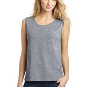 Juniors Vintage Wash Muscle Tank